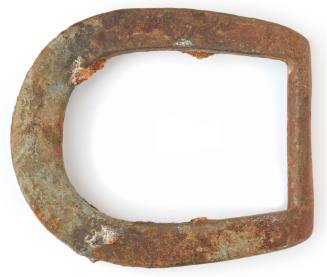 Metal horse harness Buckle recovered from the wreck of the DUNBAR