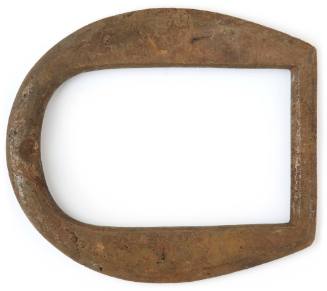 Metal horse harness Buckle recovered from the wreck of the DUNBAR