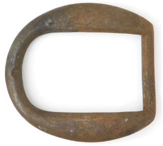 Metal horse harness Buckle recovered from the wreck of the DUNBAR