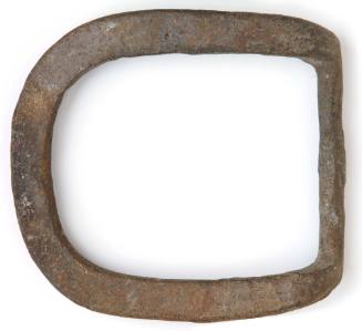 Metal horse harness Buckle recovered from the wreck of the DUNBAR