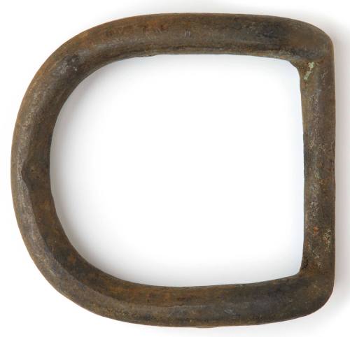 Metal horse harness Buckle recovered from the wreck of the DUNBAR