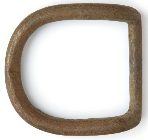 Metal horse harness Buckle recovered from the wreck of the DUNBAR