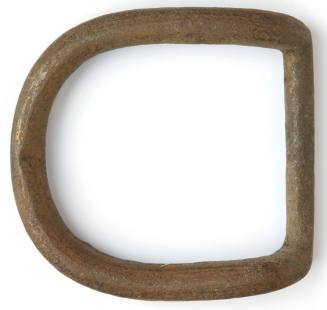 Metal horse harness Buckle recovered from the wreck of the DUNBAR