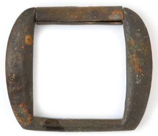 Metal horse harness Buckle recovered from the wreck of the DUNBAR