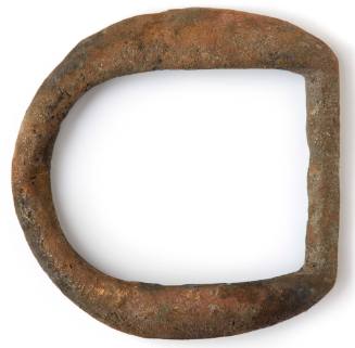 Metal horse harness Buckle recovered from the wreck of the DUNBAR