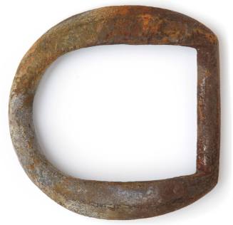 Metal horse harness Buckle recovered from the wreck of the DUNBAR