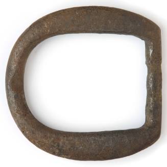 Metal horse harness Buckle recovered from the wreck of the DUNBAR