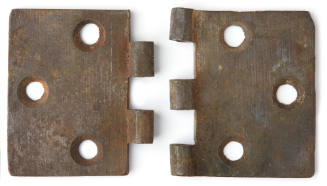 Hinge recovered from the wreck of the DUNBAR