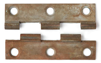 Hinge recovered from the wreck of the DUNBAR