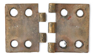 Hinge recovered from the wreck of the DUNBAR