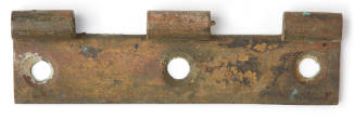 Rectangular-shaped metal hinge