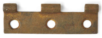 Square-shaped metal hinge