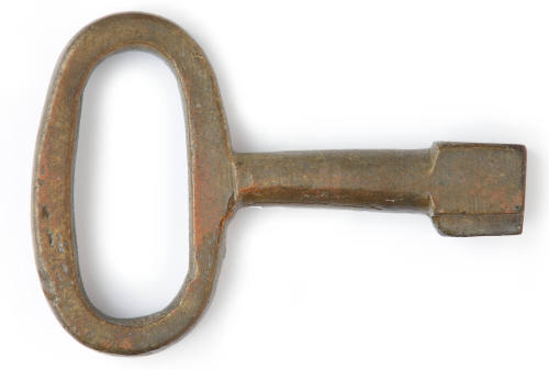 Barrel key recovered from the wreck of the DUNBAR