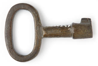 Barrel key recovered from the wreck of the DUNBAR