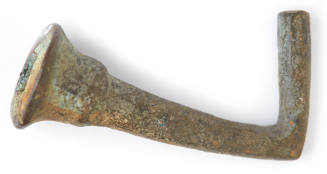 Right angle hook recovered from the wreck of the DUNBAR