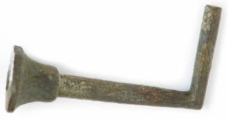 Right angle hook recovered from the wreck of the DUNBAR