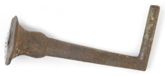 Right angle hook recovered from the wreck of the DUNBAR