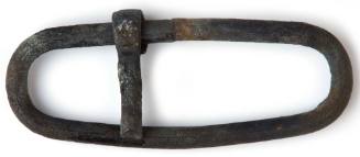 Oval belt Buckle recovered from the wreck of the DUNBAR