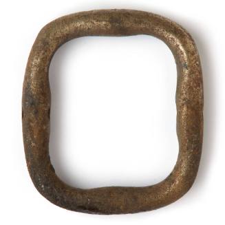 Metal Buckle recovered from the wreck of the DUNBAR