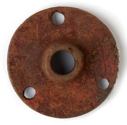 Perforated metal disk