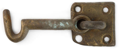 Hook recovered from the wreck of the DUNBAR