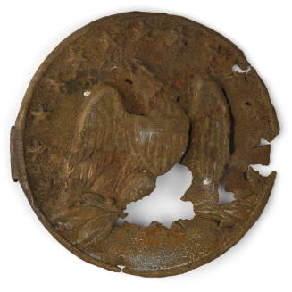 Metal disk with ornament