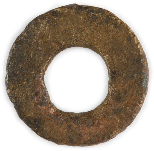 Metal fitting recovered from the wreck of the DUNBAR