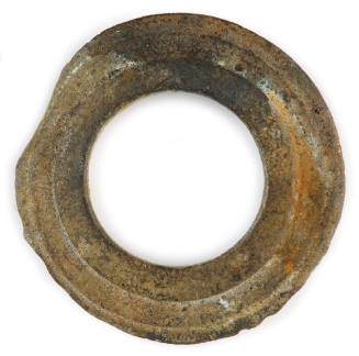 Metal fitting recovered from the wreck of the DUNBAR