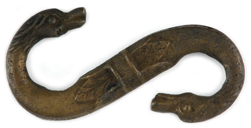 S-shaped belt Hook recovered from the wreck of the DUNBAR