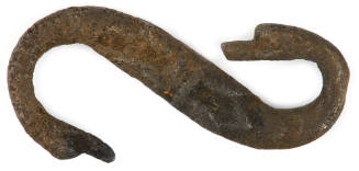 S-shaped belt Hook recovered from the wreck of the DUNBAR