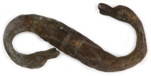 S-shaped belt Hook recovered from the wreck of the DUNBAR