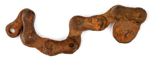 Chain recovered from the wreck of the DUNBAR