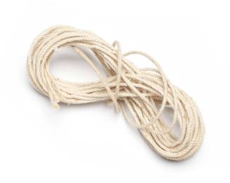 Bundle of twine from the 18 inch model skiff ROSE