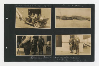 Page two from a photo album depicting the journey of Dr Charles Hunter Graham