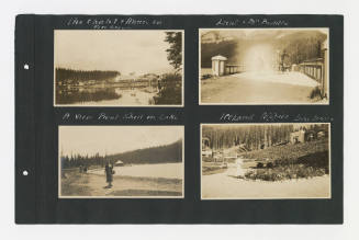 Page thirteen from a photo album depicting the journey of Dr Charles Hunter Graham