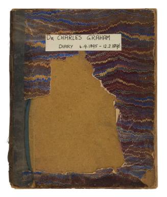 Handwritten diary by Dr Charles Graham