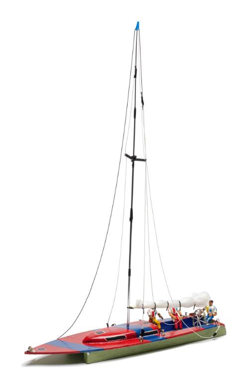 Scale model of 40 foot yacht