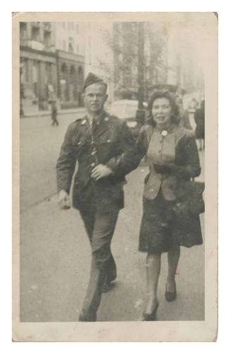 Bill and Ruth Frost, Collins Street, Melbourne