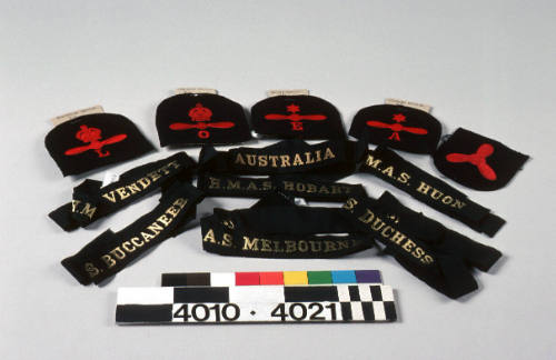 HMAS BUCCANEER cap tally