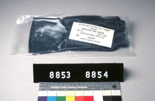 Right hand outer protective nuclear biological and chemical glove