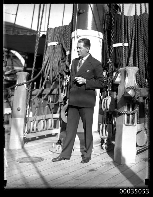 Portrait of a man possibly on board GENERAL BAQUEDANO