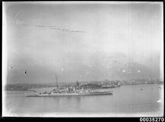 HMS HOOD in Sydney Harbour