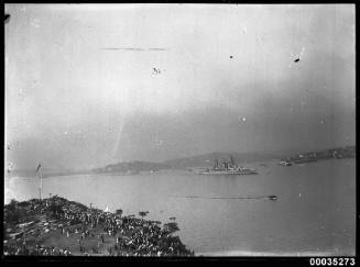 HMS HOOD in Sydney Harbour