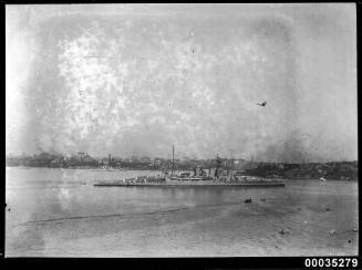 HMS HOOD in Sydney Harbour