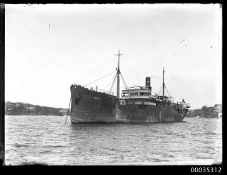 SS DRAFN at anchor