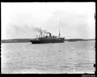 Passenger ship approaching Fort Denison Sydney Harbour