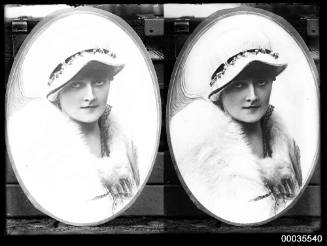 Framed portraits of Ethel May Sterling