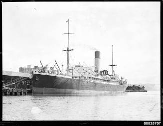 SS ULYSSES berthed alongside wharf at Darling Harbour, Sydney