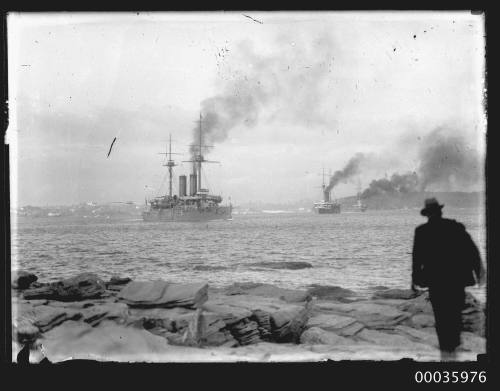 Japanese naval ships in Sydney Harbour