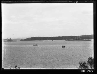 Two US Navy warships possibly leaving Sydney Harbour